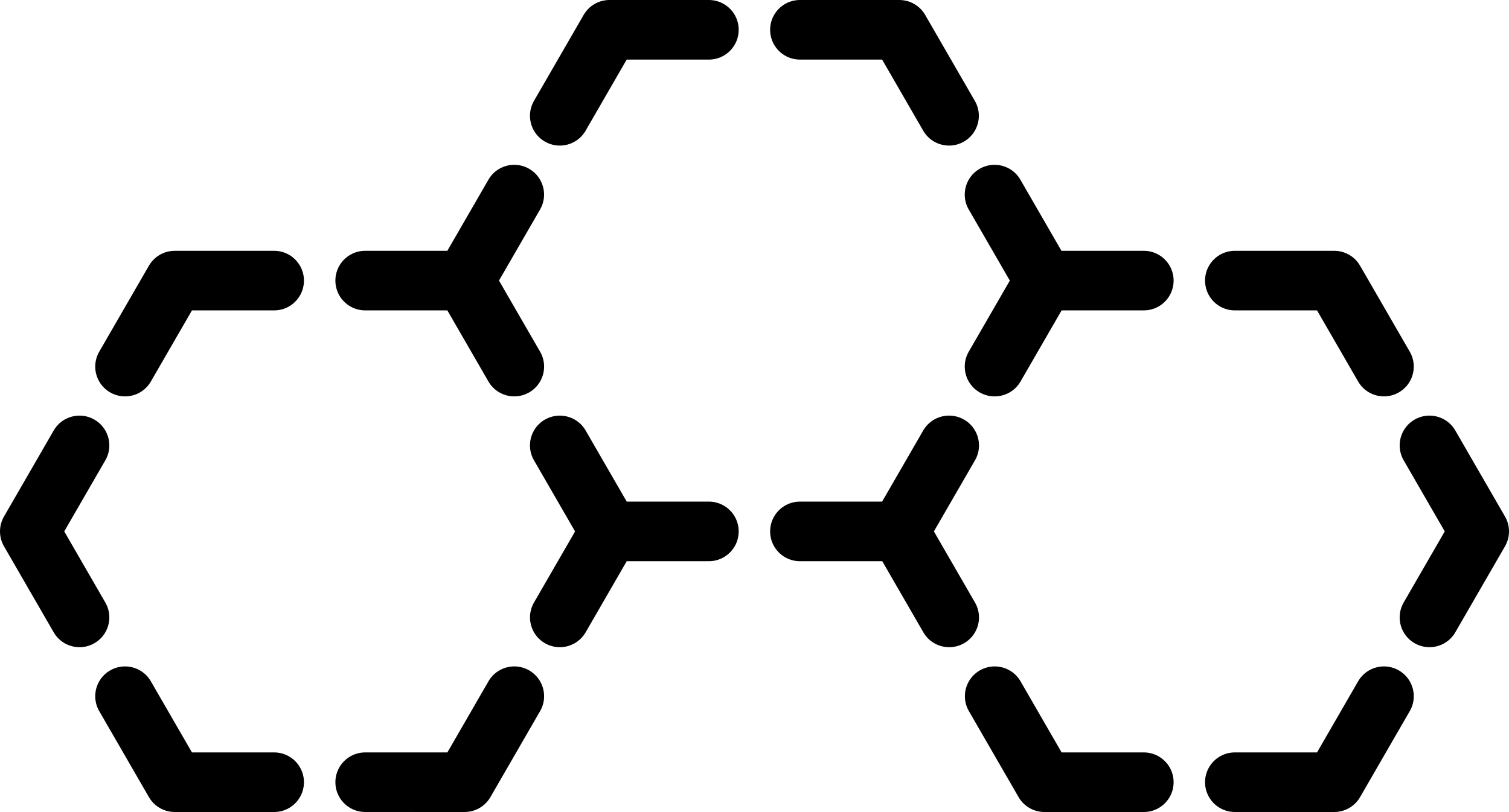 Hexagonal Molecule Contour Svg Vector Free Vectors
